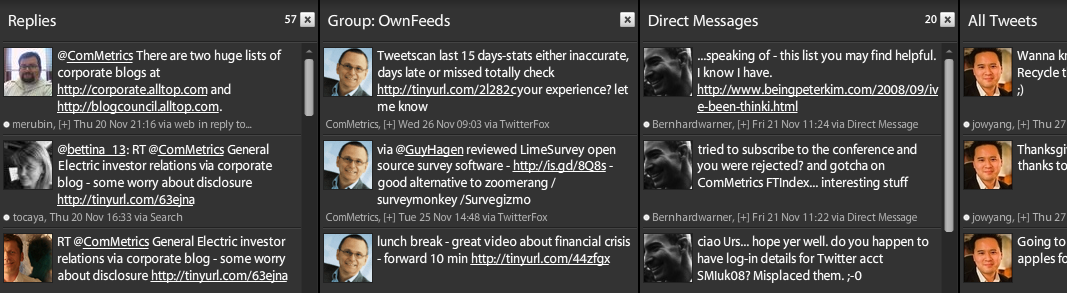 TweetDeck - get more effective using Twitter - use this nifty tool