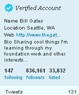 Image - graphic - Bill Gates on Twitter - personal tweets, passionate and personal