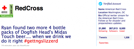 Image - Isaac Griberg from the International Committee of the Red Cross illustrates what one must be prepared for - mistakes. Tweet by @RedCross - Ryan found two more 4 bottle packs of Dogfish Head's Midas Touch beer.... when we drink we do it right #gettngslizzerd