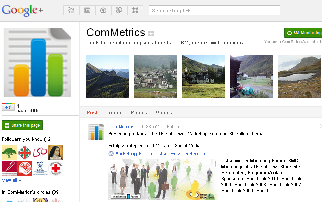 ComMetrics - benchmark your social media efforts - use our tool.