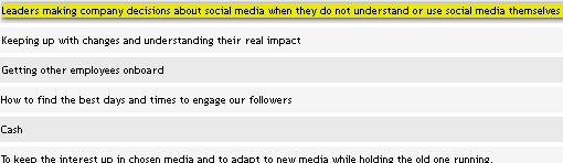 ComMetrics - CyTRAP Labs - poll about 2012 trends in social media - Replies categorized under Other.