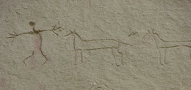 Click on image - Writing-on-Stone Provincial Park - stone carvings1 - image from Termite - the Blog.