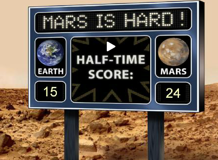 Click on image - NASA - Curiosity Rover mission on Mars using social media to engage, share, spread the message.