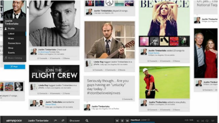 Myspace - with new make-up.